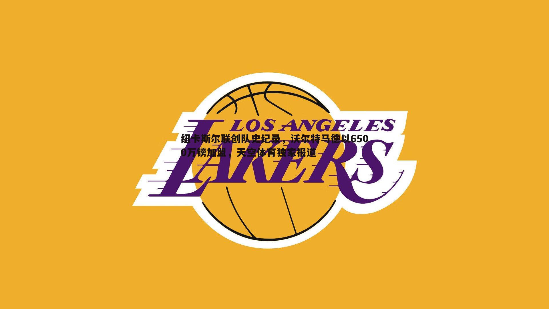 纽卡斯尔联创队史纪录,沃尔特马德以6500万镑加盟,天空体育独家报道